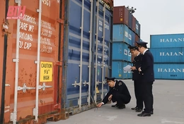Chi cục Hải quan khu vực X nỗ lực thực hiện nhiệm vụ sau sắp xếp tổ chức bộ máy