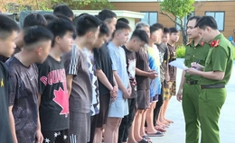 Tạm giữ hình sự 38 đối tượng gây rối trật tự công cộng