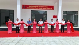 Khánh thành Khu hoạt động thể chất Trường THCS Thị trấn Vạn Hà 