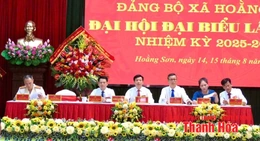 Đảng bộ xã Hoằng Sơn phấn đấu đạt chuẩn nông thôn mới hiện đại theo hướng đô thị trước năm 2030