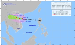 Bão số 5 tăng cấp, dự báo có khả năng mạnh thêm