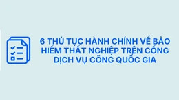 [Interactive] 6 thủ tục hành chính về bảo hiểm thất nghiệp trên Cổng Dịch vụ công Quốc gia