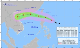 Dự báo sáng 23/9, bão RAGASA đi vào Biển Đông, giật trên cấp 17