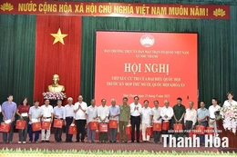 Đoàn đại biểu Quốc hội tỉnh tiếp xúc cử tri tại xã Như Thanh