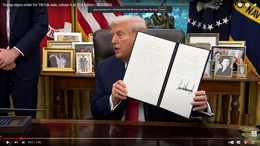 Tổng thống Trump ký sắc lệnh bán TikTok tại Mỹ  với giá 14 tỷ USD