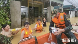 Bảo đảm an toàn cho người dân, phòng ngừa nguy cơ xảy ra tai nạn, sự cố trong mưa lũ, ngập lụt sau bão số 10
