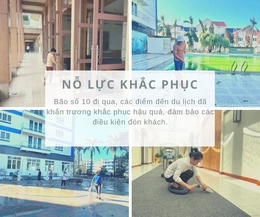 Ngành du lịch tăng tốc, bứt phá vươn lên sau bão số 10