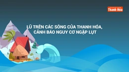[Infographics] Cảnh báo lũ trên các sông của Thanh Hóa ngày 1/10/2025