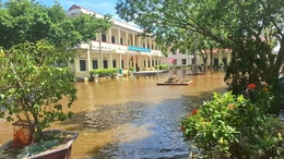 Xã Thắng Lợi: Học sinh 3 trường vẫn chưa thể đến lớp do ngập lụt