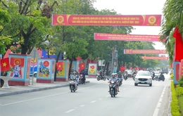 Rực rỡ cờ hoa chào mừng Đại hội Đảng bộ tỉnh Thanh Hóa lần thứ XX, nhiệm kỳ 2025-2030