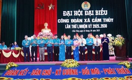 Công đoàn xã Cẩm Thủy đổi mới, sáng tạo vì quyền lợi đoàn viên, người lao động