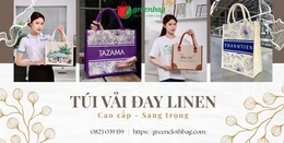 GreenClothBag - Sản xuất túi vải đay linen số lượng ít giá rẻ Hà Nội