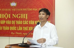 [Video] Mặt trận Tổ quốc phường Hạc Thành lấy ý kiến đóng góp dự thảo văn kiện trình Đại hội lần thứ XIV của Đảng