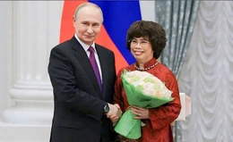 Tổng thống Nga Vladimir Putin: “Các dự án của bà Thái Hương góp phần tăng cường hợp tác chiến lược giữa hai nước”