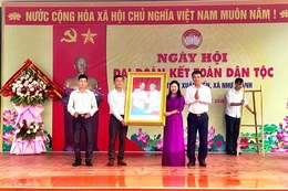 Phó Chủ tịch Ủy ban MTTQ tỉnh dự Ngày hội Đại đoàn kết toàn dân tộc tại xã Như Thanh