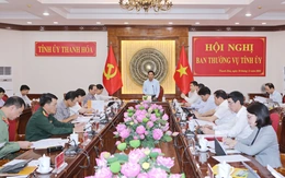 Ban Thường vụ Tỉnh ủy Thanh Hóa thảo luận, cho ý kiến nhiều vấn đề mang tính chiến lược, định hướng lâu dài