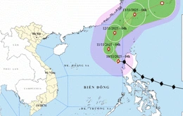 Bão Phượng Hoàng vào Biển Đông với cường độ cấp 13, giật cấp 16