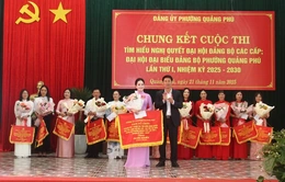 Phường Quảng Phú tổ chức chung kết cuộc thi tìm hiểu nghị quyết đại hội đảng các cấp