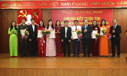 Phường Hạc Thành: Giảng viên Trung tâm Chính trị đoạt giải Nhất cuộc thi tìm hiểu nghị quyết đại hội Đảng các cấp