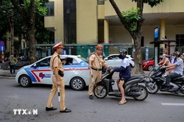 Kiểm tra, xử lý 2.100 học sinh và phụ huynh vi phạm an toàn giao thông