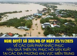[Infographics] Nghị quyết số 380/NQ-CP: Chính phủ yêu cầu ổn định đời sống nhân dân, khôi phục sản xuất kinh doanh