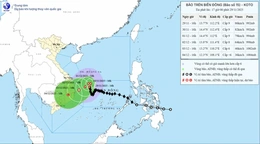 Tin cuối cùng về áp thấp nhiệt đới, bão số 15 giảm cấp di chuyển chậm