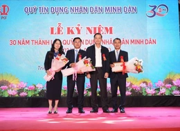 Quỹ tín dụng Nhân dân Minh Dân kỷ niệm 30 năm thành lập