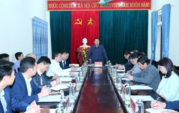 Phó Chủ tịch UBND tỉnh Lê Quang Hùng thăm, làm việc tại xã Trường Văn