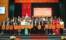 Sôi nổi cuộc thi tìm hiểu Nghị quyết Đại hội Đảng bộ các cấp - Cụm thi số IV