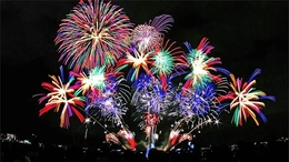 Bắn pháo hoa “Chào năm mới - 2026” tại Quảng trường Lam Sơn