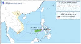 Áp thấp nhiệt đới gần Biển Đông, gây thời tiết nguy hiểm trên biển