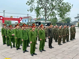 Công an xã An Nông ra quân tấn công, trấn áp tội phạm, bảo đảm ANTT