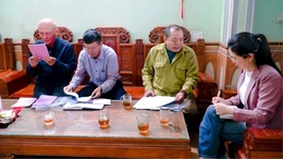 Nhiều hộ dân phản đối mức thu khoán của Công ty Cổ phần phát triển Tân Hà Trung