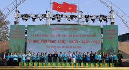 Lễ phát động toàn dân tham gia bảo vệ môi trường vì một Việt Nam sáng - xanh - sạch - đẹp
