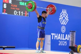 Trần Xuân Dũng (Thanh Hóa) giành Huy chương Đồng Cử tạ tại SEA Games 33