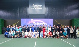 100 vận động viên tham dự Giải Pickleball Doanh nhân trẻ tỉnh Thanh Hóa