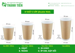 Công ty in ly tô giấy, hộp giấy, túi giấy giá rẻ Thành Tiến Paper TPHCM