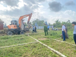 Hoằng Sơn quyết liệt lập lại kỷ cương&nbsp;quản lý đất đai, trật tự xây dựng