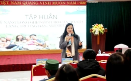 Nâng cao&nbsp;năng lực lồng ghép giới, thúc đẩy bình đẳng giới