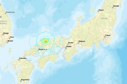 Loạt trận động đất mạnh làm rung chuyển miền Tây Nhật Bản