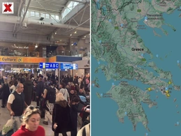Sân bay Hy Lạp trục trặc liên lạc, hàng loạt chuyến bay bị hủy