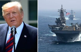 Mỹ điều lực lượng hải quân lớn hướng về Iran