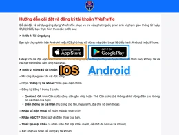 VNeTraffic là gì? Tại sao mỗi người dân nên có ứng dụng này trên điện thoại?