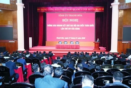 Bí thư Tỉnh ủy Nguyễn Doãn Anh chủ trì hội nghị thông báo nhanh kết quả Đại hội XIV của Đảng