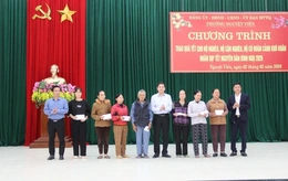Phường Nguyệt Viên trao 399 suất quà Tết cho hộ nghèo, có hoàn cảnh khó khăn
