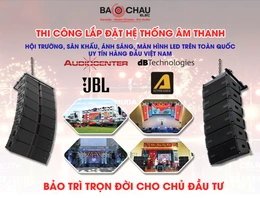 Bảo Châu Elec phân phối loa hội trường, loa sân khấu chính hãng chất lượng