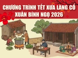[Infographics] - Chương trình Tết xưa làng cổ Xuân Bính Ngọ 2026