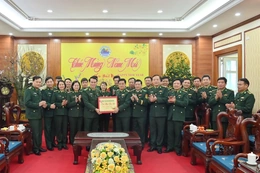 Tư lệnh Bộ đội Biên phòng thăm, chúc tết Ban Chỉ huy Bộ đội Biên phòng tỉnh Thanh Hóa