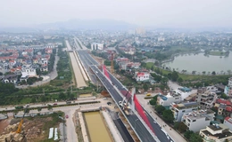 Đảm bảo an toàn giao thông sau thông xe kỹ thuật cầu vượt đường sắt trên QL45 tại Thanh Hóa