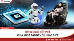 Ghế massage Okinawa – Giải pháp chăm sóc sức khỏe toàn diện cho gia đình xứ Thanh